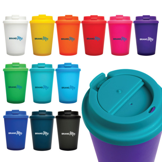 Comfort Lid Cups Branded Colours
